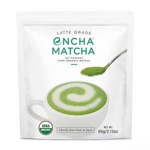 New - Encha Organic Latte Grade Japanese Matcha Green Tea From Uji, Japan (60g)